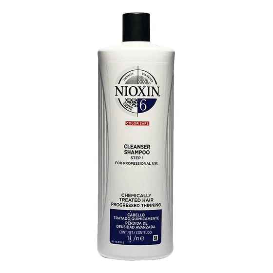 Nioxin System 6 Cleanser - Shampoo Antiqueda 1000ml