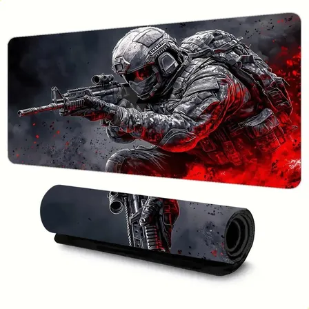 Mouse Pad Gamer Alfombrilla Ratón Soldados Del Juego 80x30cm