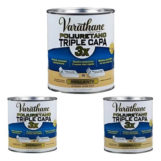 Poliuretano Interior Triple Capa-barniz Protector Rust Oleum