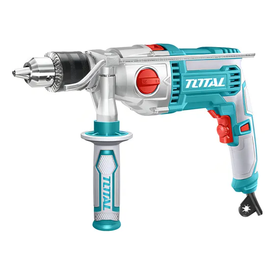 Taladro Percutor Total 1100w Industrial Mandril 16mm 3000rpm Velocidad Variable Color Turquesa Frecuencia 50/60Hz TG211166