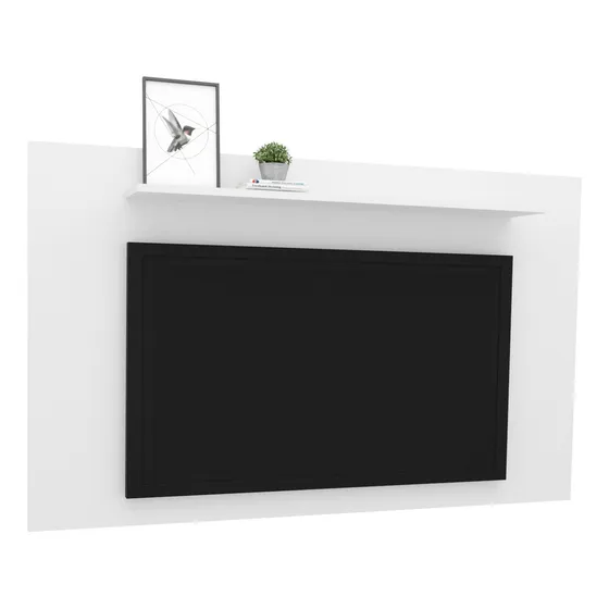Mueble Para Tv Panel Flotante Para Led Lcd Con Estante +