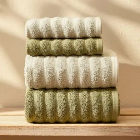 Jogo De Toalha 2 Banho 2 Rosto 100% Algodão Gigante Grossa Verde