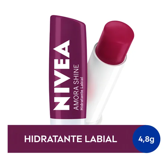 Hidratante Labial Amora Shine 4,8g Nivea