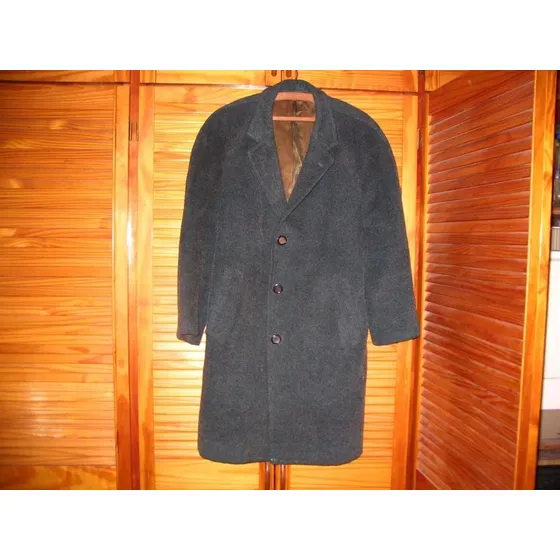 Sobretodo Piloto Trench Pelo Camello Trajes Verde Grisase Xl