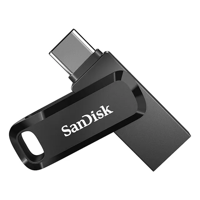 Pendrive 256gb Sandisk Ultra Dual Drive Go Usb Type-c Color Negro/plateado