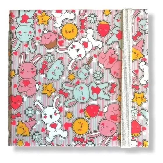 Mini Libreta Porta Post-it Personalizable 100 Hojas Blanco