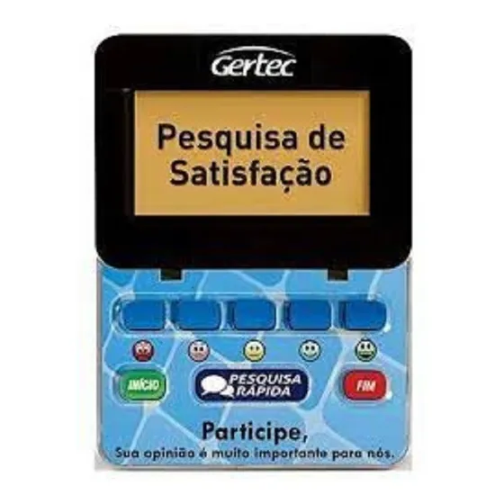 Terminal De Pesquisa De Satisfacao Rapida Gertec 