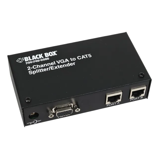 Black Box Ac600a Transmisor Divisor 2 Canales Mini Cat5 Vga