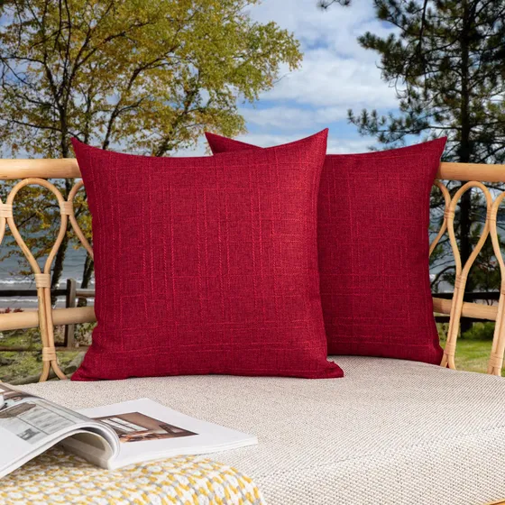 Kevin Textile 2 Funda Cojin Decorativa Impermeabl Para Patio