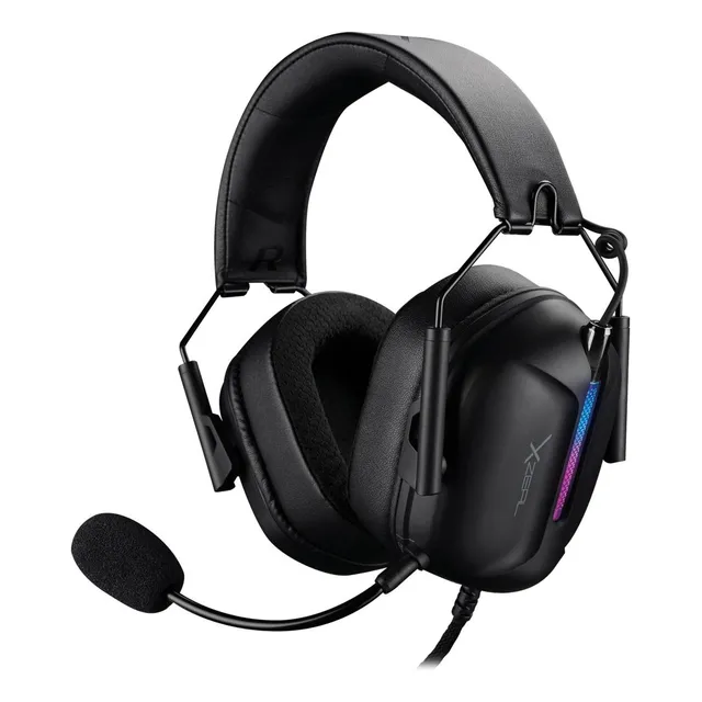 Diadema Xzeal Xz-7010 Negra Rgb Xzhsalrgb1b