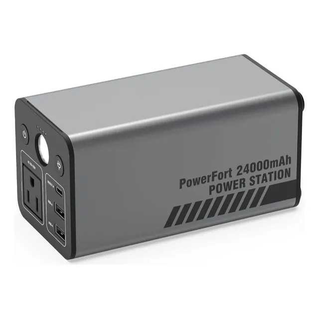 Estación De Energía Portátil De 100w, 24 000 Mah
