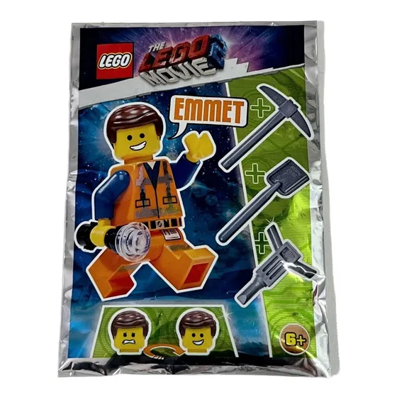Lego Movie Emmet Com Ferramentas - Minifigura Boneco 