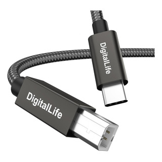 Cabo Conversor De Interface Midi Digitallife 2m Tipo C Cabo Conversor De Interface Midi Digitallife 2m Tipo C