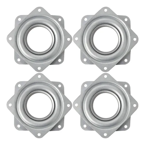 Base Giratoria Cuadrada Rodamiento De Bolas 71x71mm 4 Unds