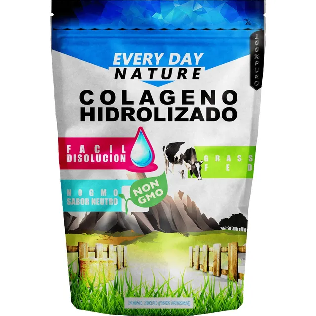 Colageno Hidrolizado Peptidos 100% Puros 250gr Edn Nutrition