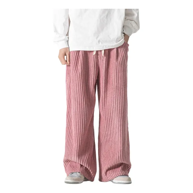 Pantalon Hip Hop Retro Tubo Recto Ajustado Para Hombre Calle