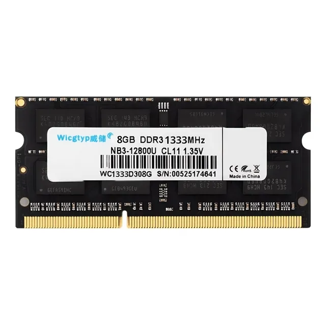 Memoria Ram Wicgtyp 8gb Ddr3 Sodimm 1333 Mhz Notebook