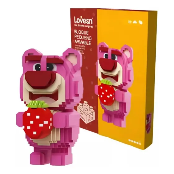 Oso Lotso Bloque Pequeño Armable 3d Construcción Creativa