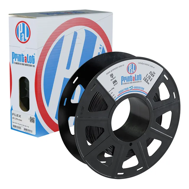Filamento Para Impresoras 3d Flexible :: Printalot Color Negro