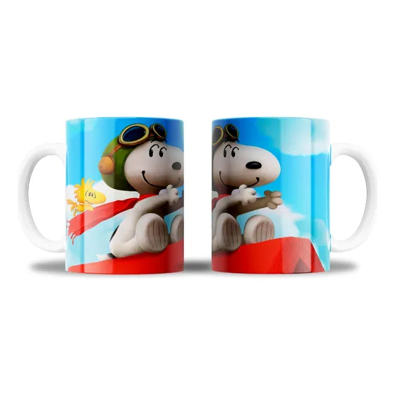 Taza De Cerámica 11oz Snoopy  Regalo Varios Modelos Full