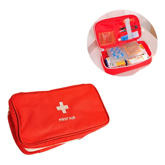 Estuche Viaje Botiquin Portatil Organizador Alargado Espacio