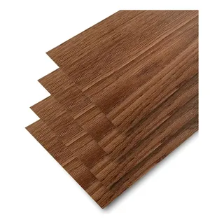 Piso Autoadherible Duela Pvc Vinílico 5m2 Tipo Madera Fd867 Café Nogal Fd867