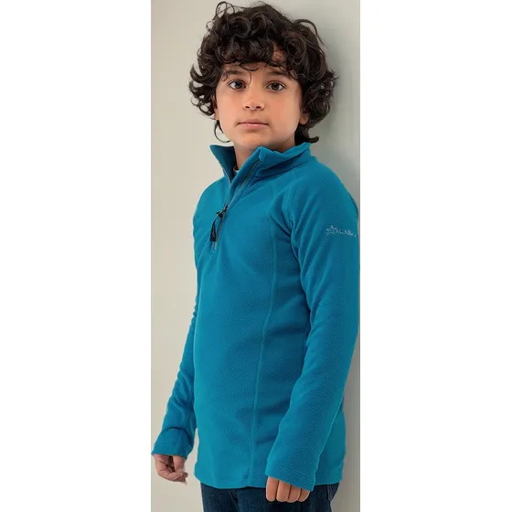 Buzo Polar Micropolar Alaska Castor Medio Cierre - Niños