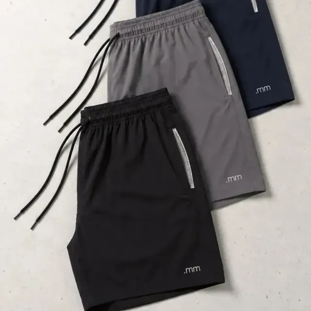 Kit 3 Bermudas Masculinas Tactel com Elastano