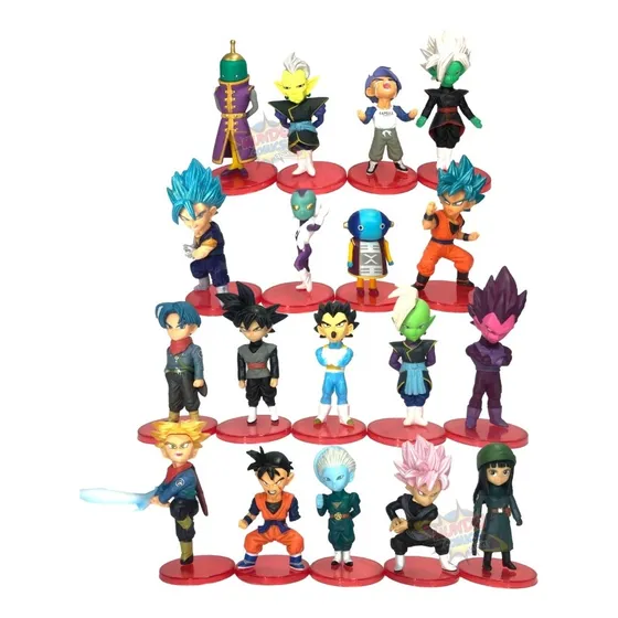 Coleccion De 18 Figuras De Dragon Ball Super 9cm