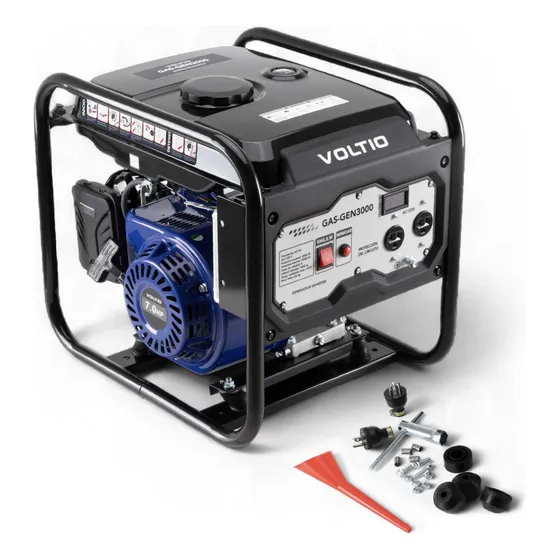 Generador Inverter a Gasolina de Corriente Eléctrica con Capacidad de 7 Litros Potencia de 3000 W Voltaje de 120 V