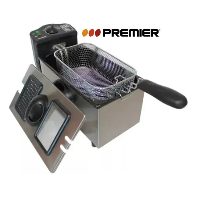 Freidora De Aceite Eléctrica 4 Litros 1 Tina 1300w 110v