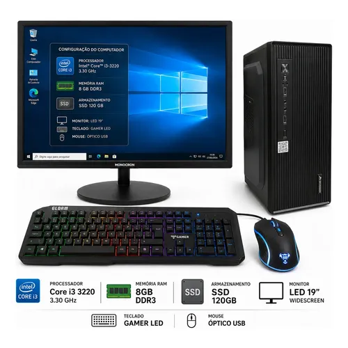 Desktop Dell Optiplex 5040 Core I7 6700 8gb Ssd 240gb Win10