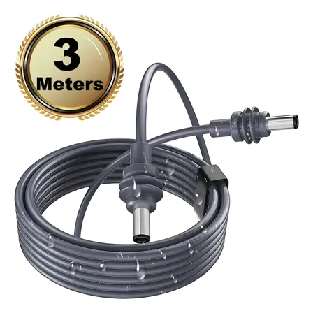 Cabo De Carregamento P/ Starlink Mini Power Tipo Dc/ Dc 3m Cinza-escuro 127/220v