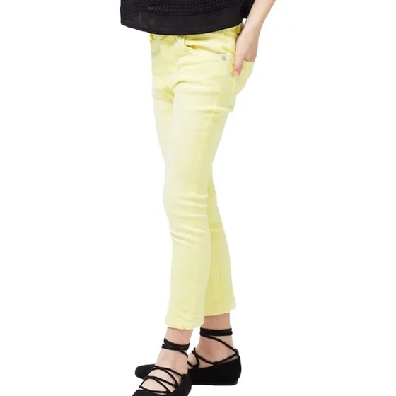 Jean Para Niñas Mng 3-4 Años Yellow 