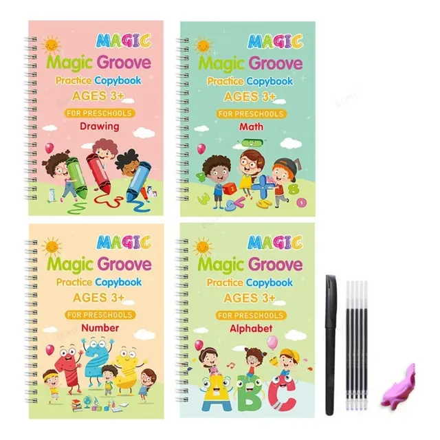 4 Cuaderno De Pratica 3d Magico Para Niños