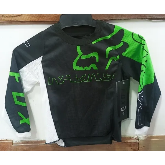 Jersey Para Niños Manga Larga Motocross Enduro Mtb Ciclismo