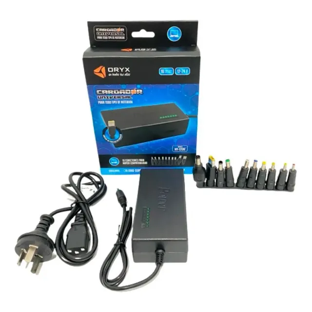 Cargador 10 Conectores Universal Notebook Laptop Netbook 