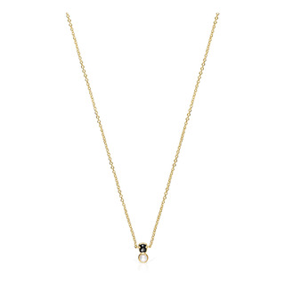 Collar Tous Glory De Plata Vermeil Con Ónix Y Perla Collar Tous Glory De Plata Vermeil Con Ónix Y Perla