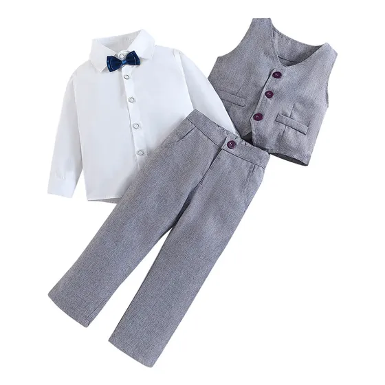 Conjunto Formal Traje Niño Bebé Fiesta Cumpleaños 1 A 5 Años