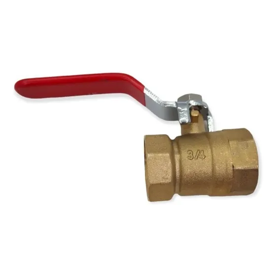 Llave De Paso 3/4 Pulgada Bronce Bola