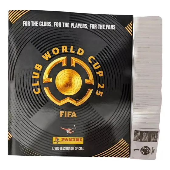 Mundial De Clubes 25 Panini - Álbum + 20 Figuritas