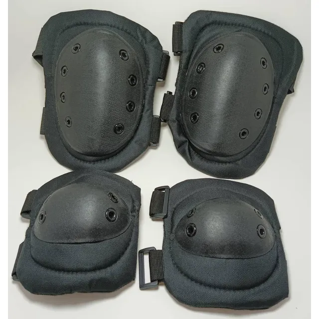 Combo Coderas Y Rodilleras Táctica Profesional Deportivo 