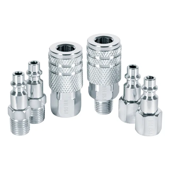 Cople Pretul CORAL-6P hambra y macho de aluminio - 6.35mm de diámetro