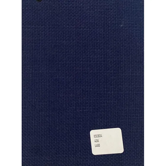 Tela Para Tapicería Escocia Azul Lago