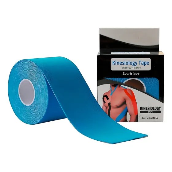 Cinta Kinesiotape Kinesiología Venda Elástica Neuromuscular Color Blanco