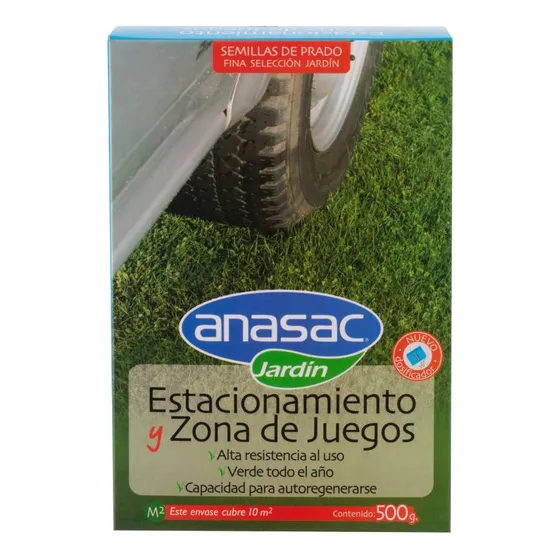 Semilla De Pasto Mezcla Estacionamiento 500 Grs Anasac  