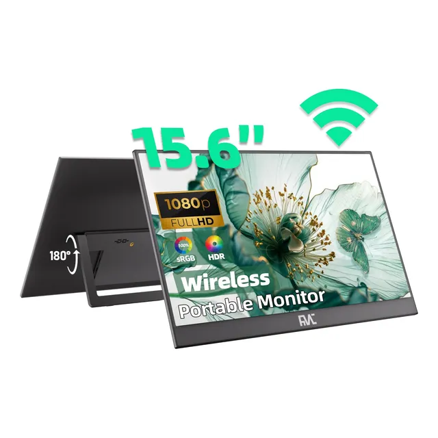 Monitor De Pantalla Inalámbrico Portátil De 15.6 Pulgadas