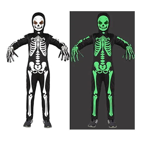 Sicypoty Kids Skeleton Disfraz De Flujo En El Traje Q181a