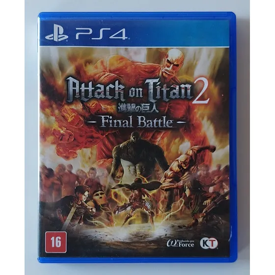 Attack On Titan 2 Ps4 Mídia Física Impecável