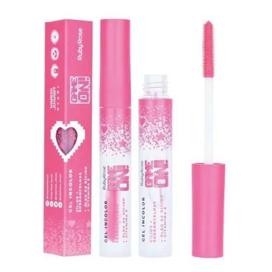 Gel Para Cílios E Sobrancelhas Incolor Game On Ruby Rose